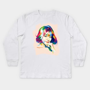 yeji itzy Kids Long Sleeve T-Shirt